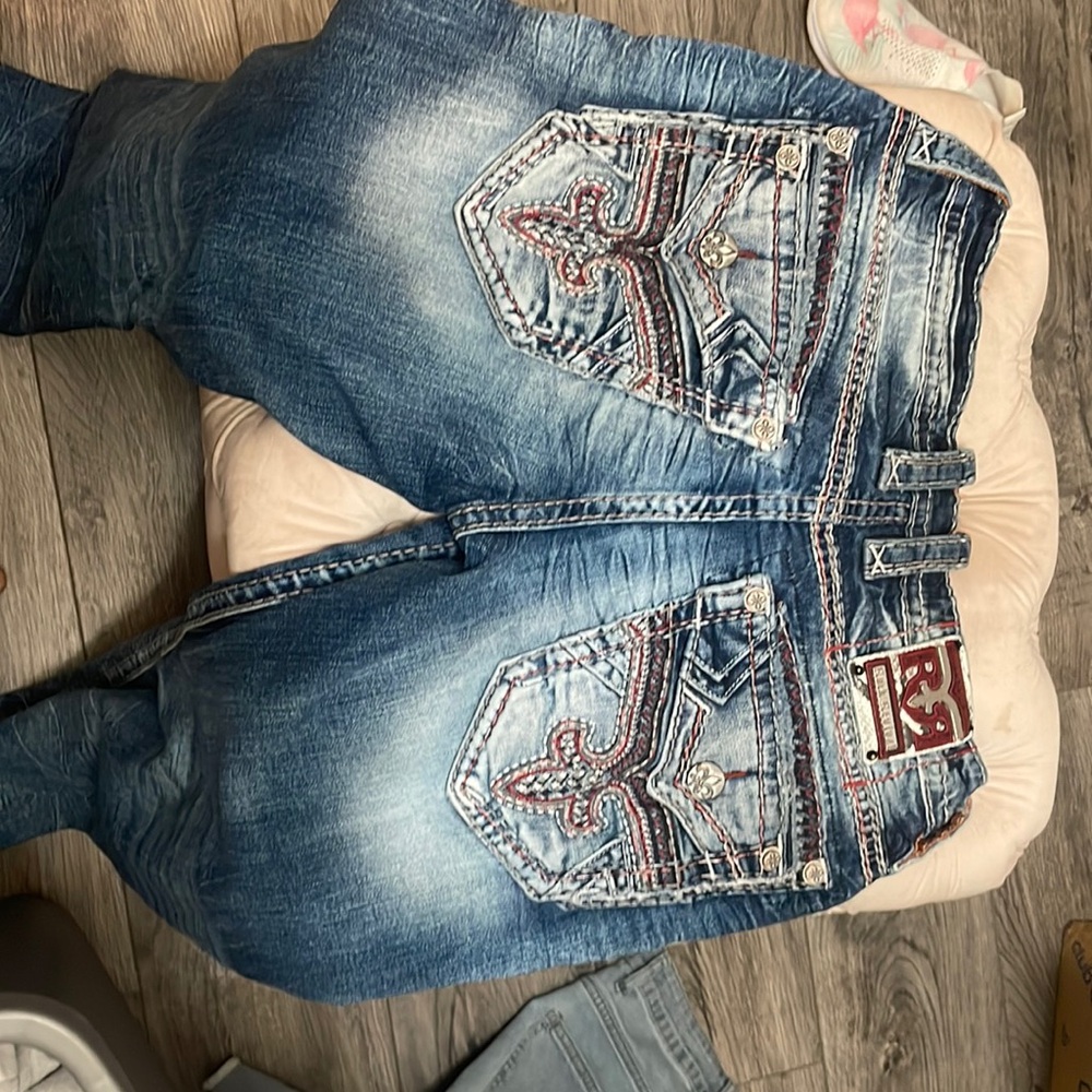 Rock revival men’s jeans
